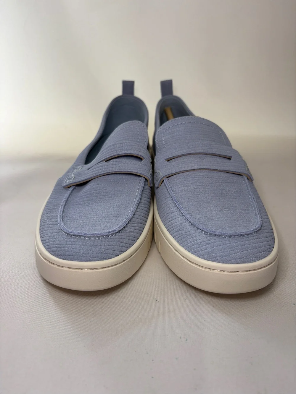 Vionic Women's Uptown Loafer Blue Mist Suede Size 8 NIB New in Box Travel Shoe